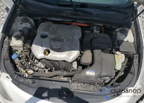 2013 Hyundai Sonata Hybrid из США, поврежденный, VIN KMHEC4A46DA089087